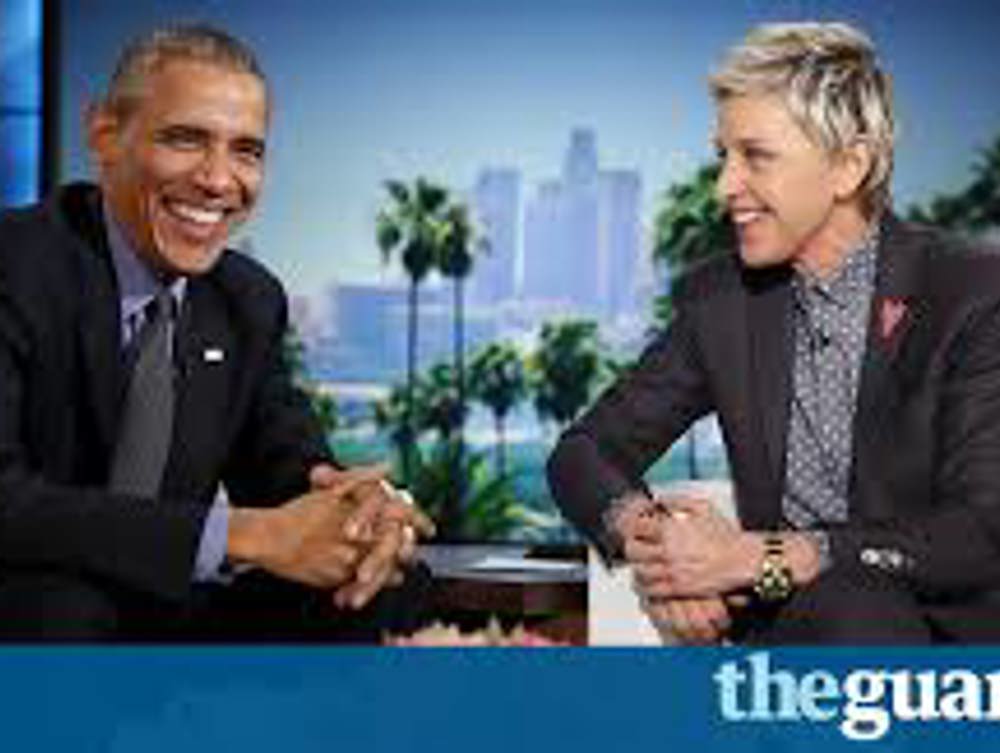 President Obama and Ellen