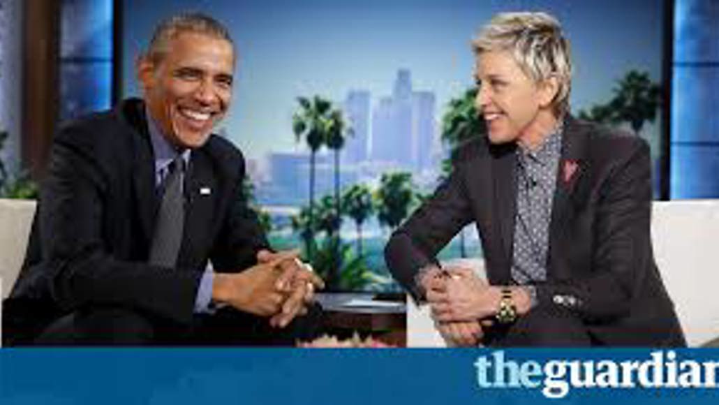 President Obama and Ellen
