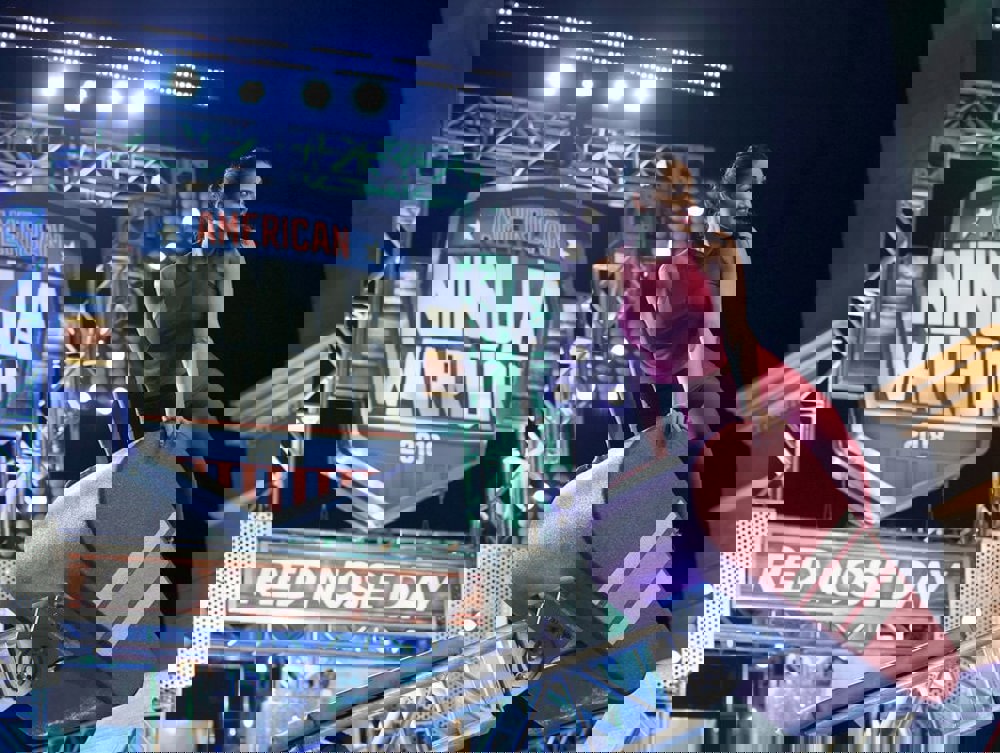 Nikki Bella Tackles the American Ninja Warrior Course