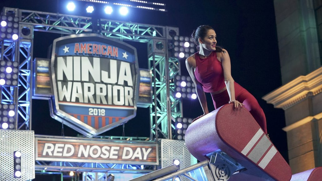 Nikki Bella Tackles the American Ninja Warrior Course